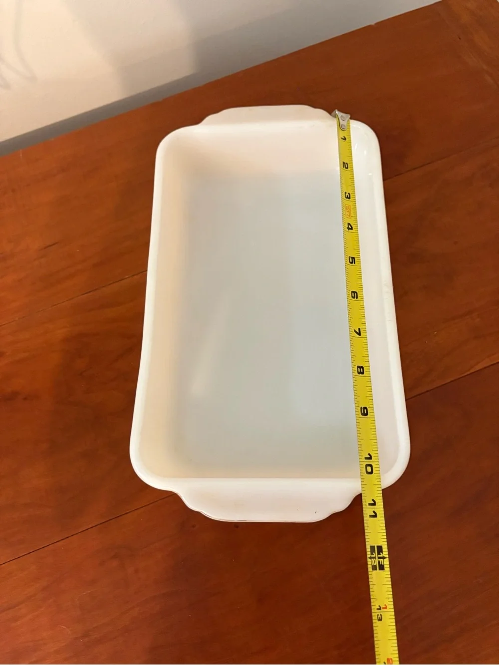 Vintage Fire-King Milk Glass Baking Dish 13x7 Oven Ware